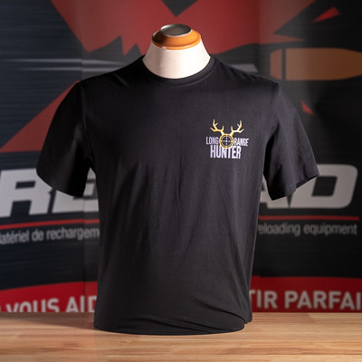Long Range Hunter - T-Shirt - Black - LOGO (XXL)
