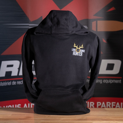 Long Range Hunter - Hoodie - Black - LOGO (X-Large)