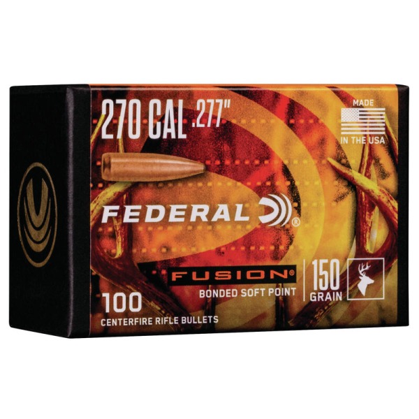 Federal - Bullet - 270 Cal. (.277) 150 gr. Fusion 100/Box