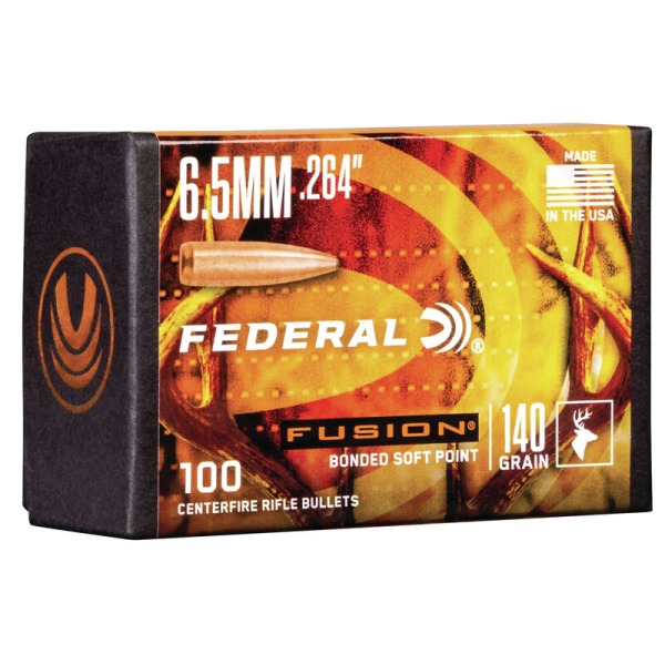 Federal - Bullet - 6.5 Cal. (.264) 140 gr. Fusion 100/Box