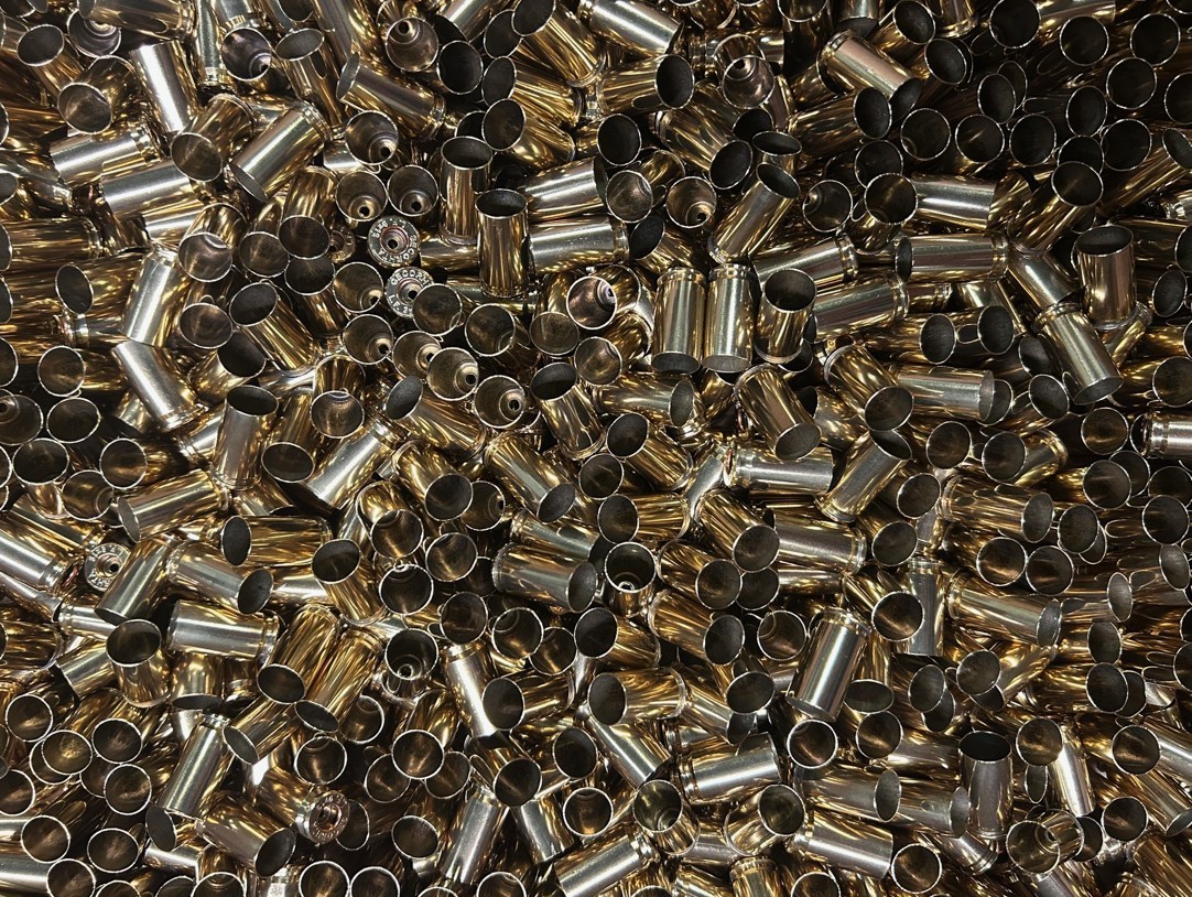 X-Reload - Onced Fired Brass - GECO - 9mm Luger - 100/Bag