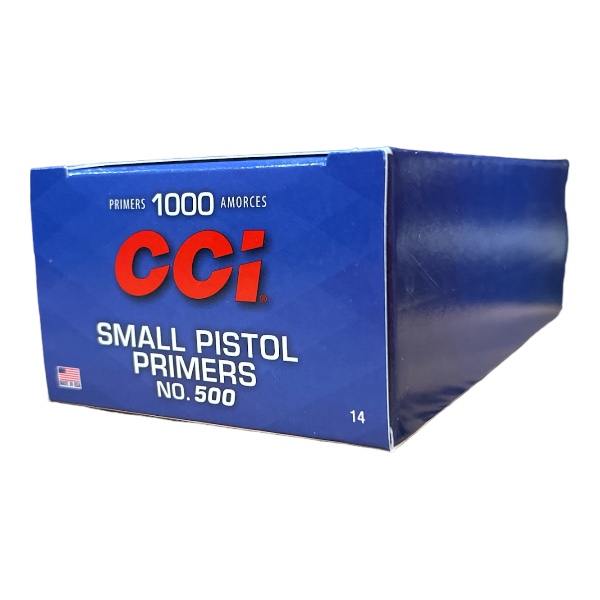 CCI - Primer - 500 - Small Pistol 1000/Box