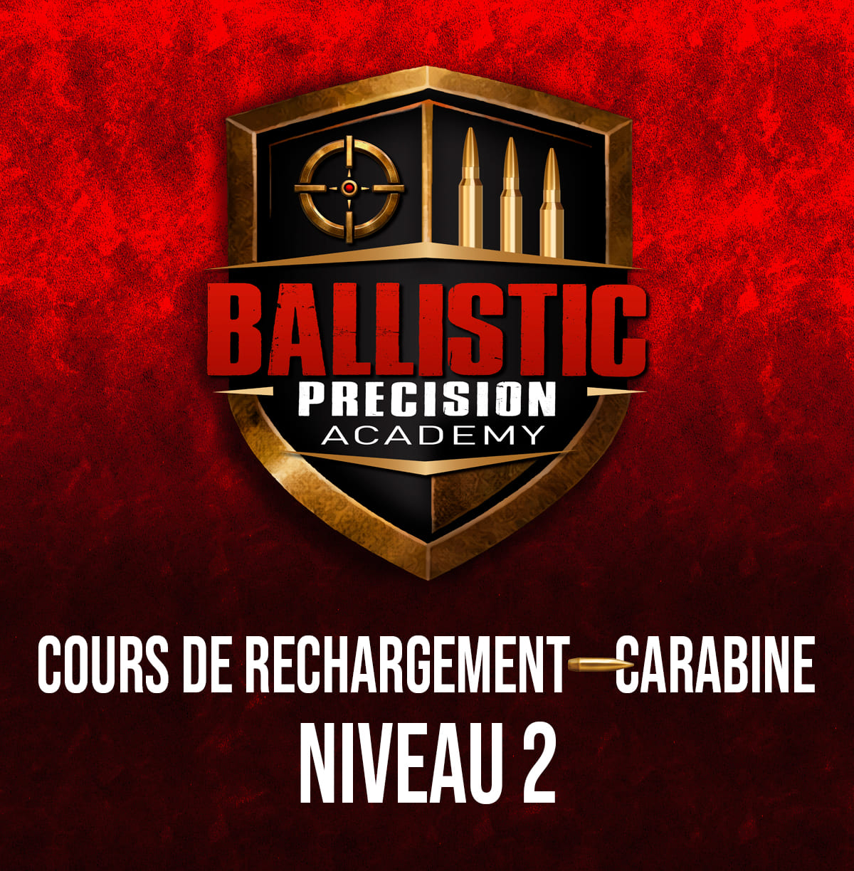 Cours – Niveau 2 – Avancé – Rechargement des calibres de carabine – 18 avril 2026