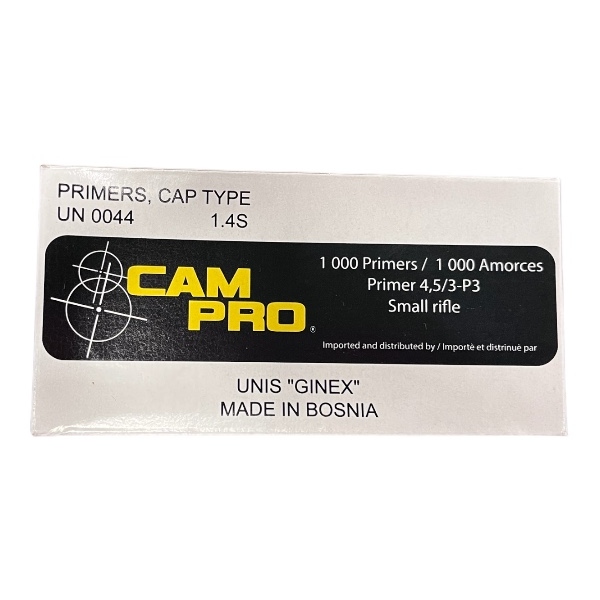 Campro - Primer - Unis Ginex Small Rifle 1000/Box