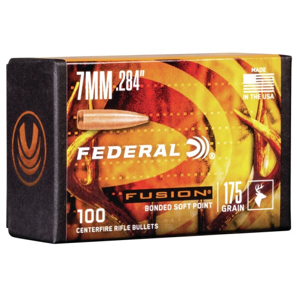 Federal - Bullet - 7mm (.284) 175 gr. Fusion BoaTail 100/Box