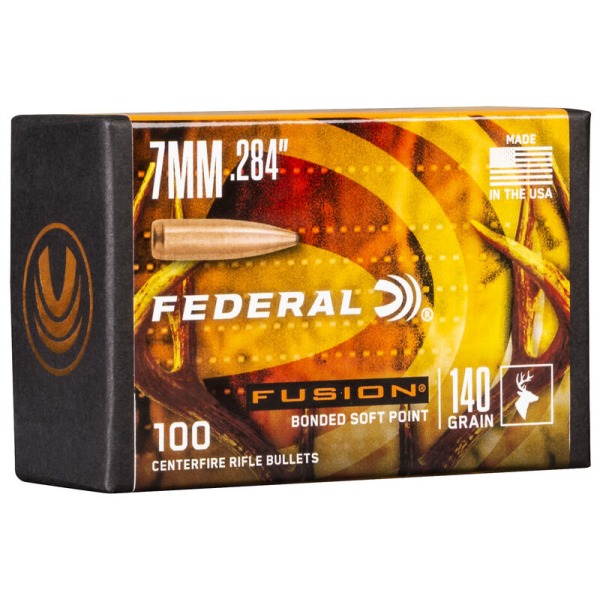 Federal - Bullet - 7mm (.284) 140 gr. Fusion BoaTail 100/Box