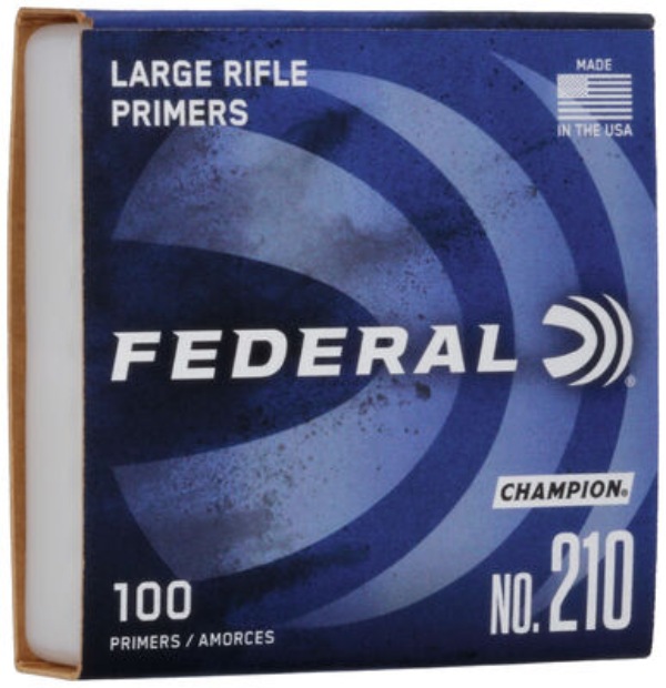 Federal - Primer - 210 Large Rifle 100/Box