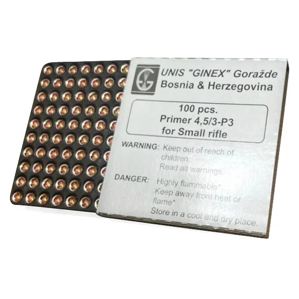 Unis Ginex - Primer - Small Rifle 100/Box