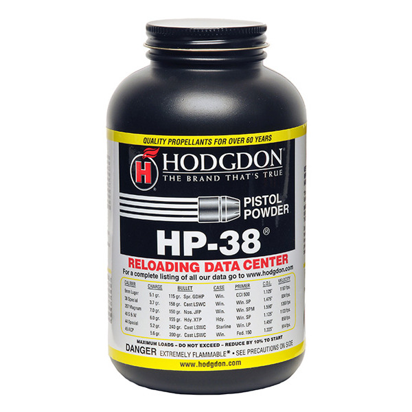 Hodgdon - Powder - HP38 1LB 