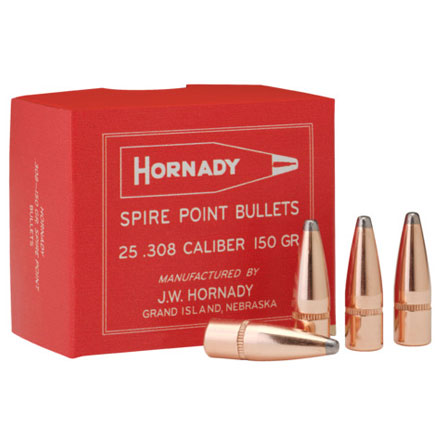 Hornady - Bullet - 30 Cal. (.308) 150 gr. 75 Anniversary Spire Point 25/Box