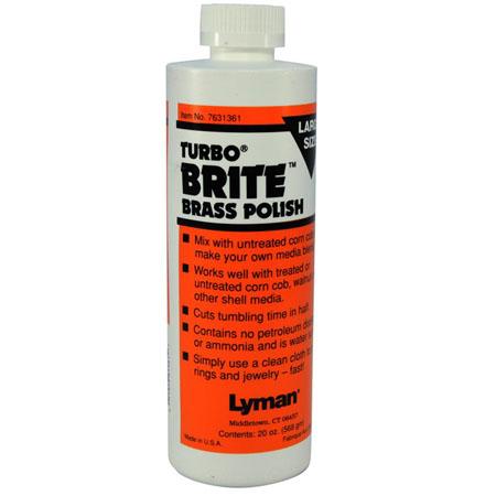 Lyman - TURBO BRITE BRASS POLISH 20oz