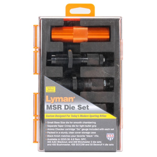 Lyman - Die Set - MSR Precision Die System 9mm 4-Die Set