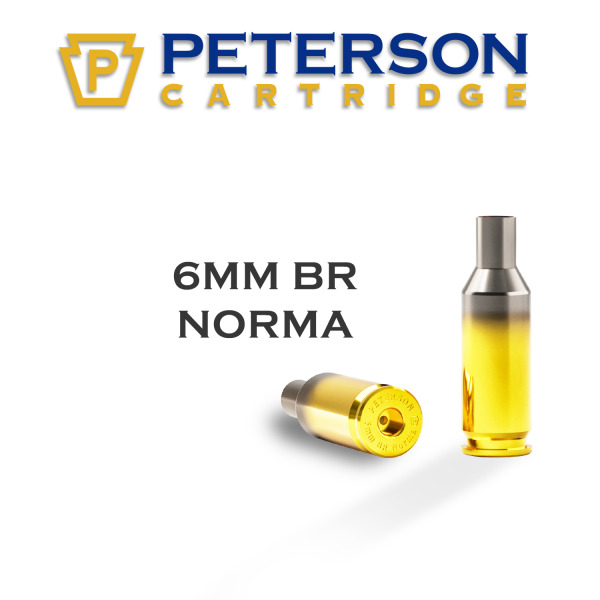 Peterson - Brass - 6mm BR Norma - 50/Box