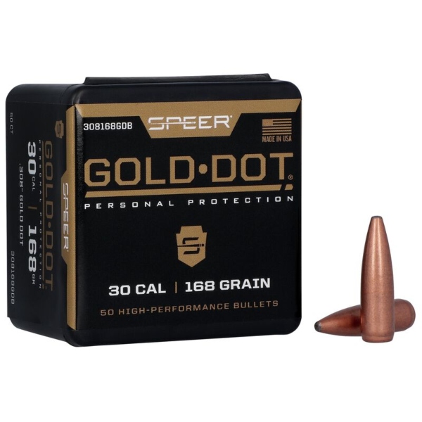 Speer - Bullet - 30 Cal. (.308) 168 gr HPBT Target Match 100/Box