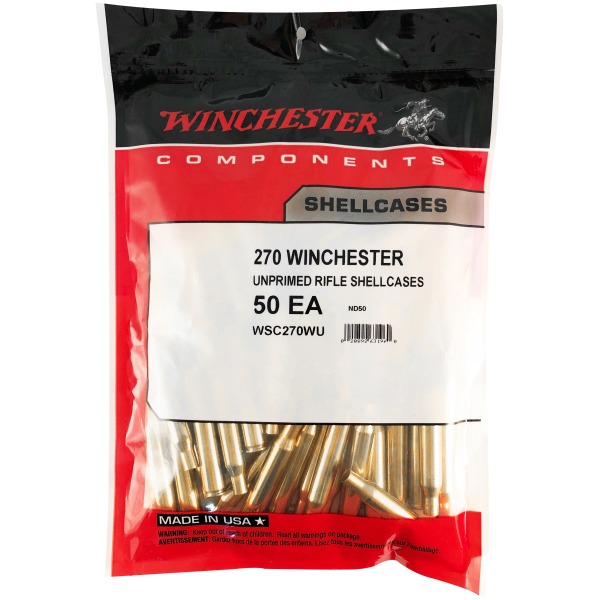 270 WINCHESTER brass cases fully ready ro reload,no prepping required! –  Brasswurx