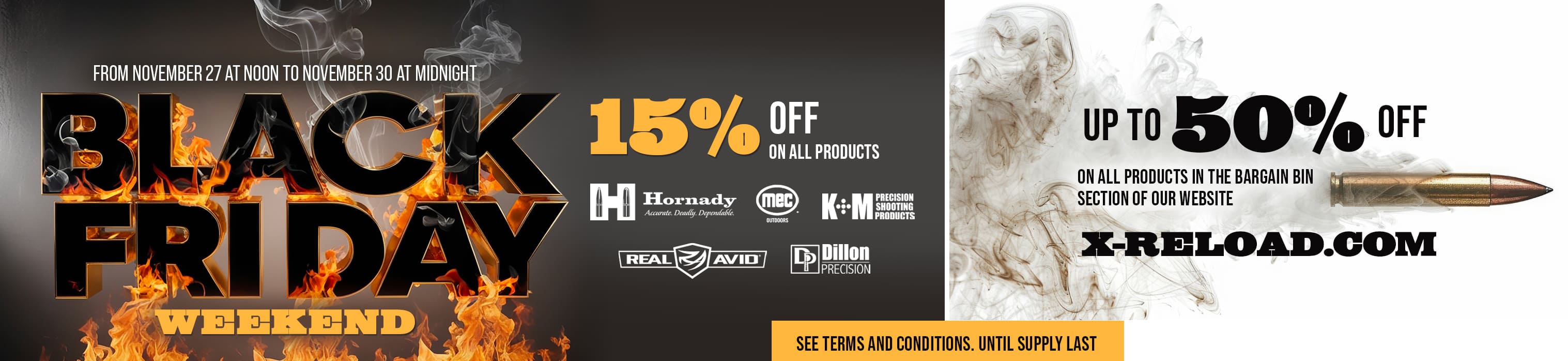 Black Friday Sale - 15% Off on select brands